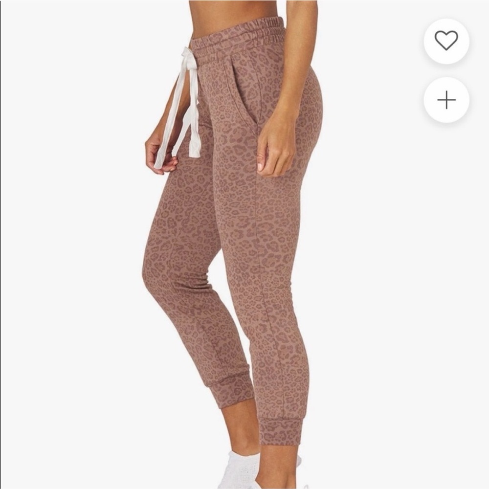 Glyder Apparel Joggers Cocoa Leopard